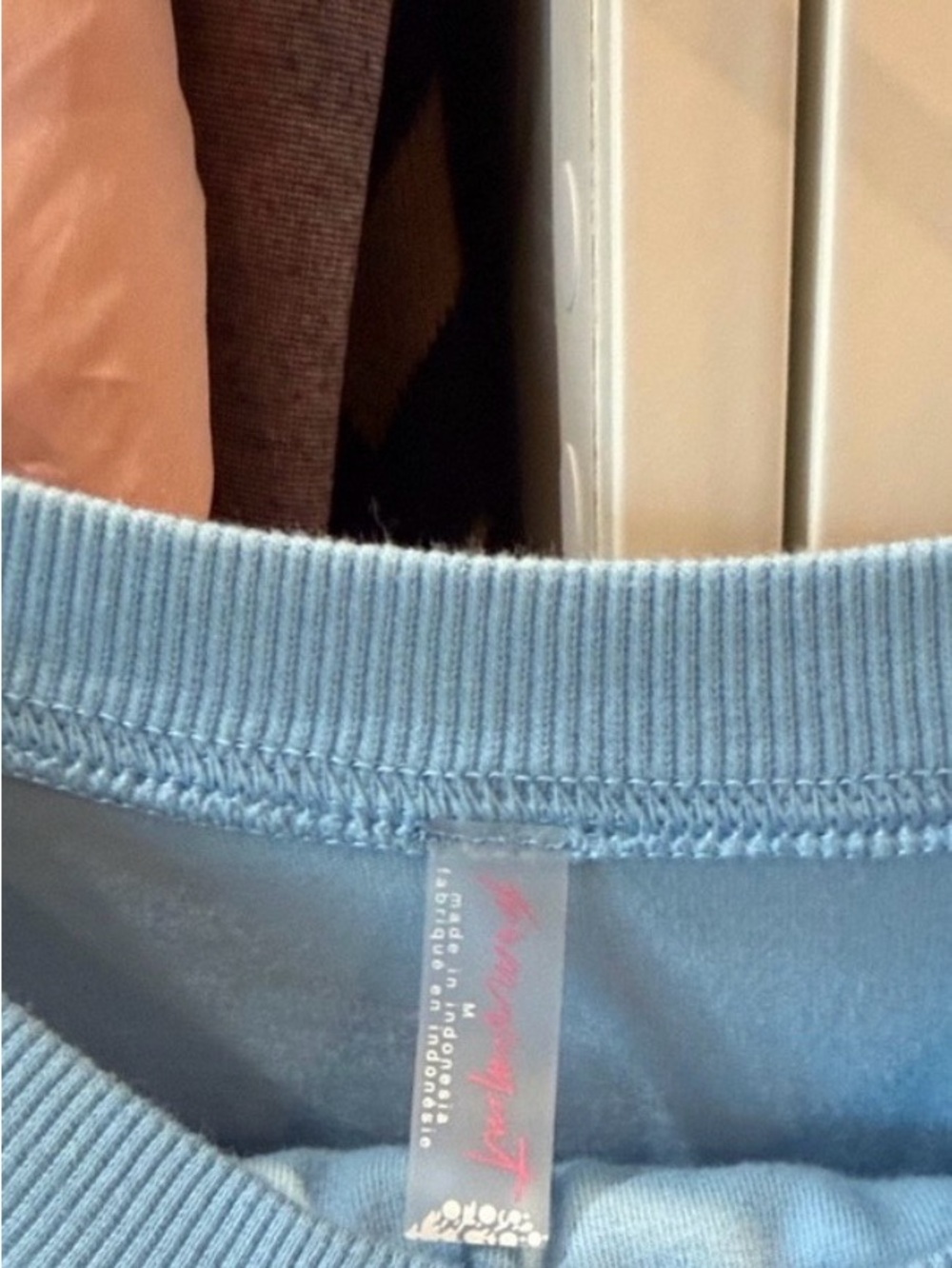 Light Blue Women's Track Pants - Casual Joggers - Picture 6 of 6